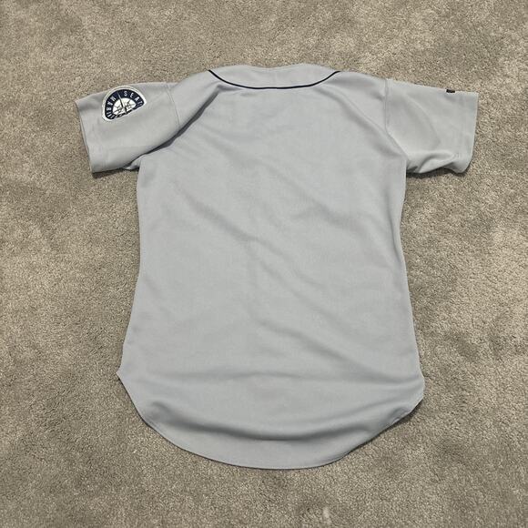 Vgt Russell Authentic Diamond Collection Seattle Mariners Grey Jersey 40 Medium - Picture 4 of 7